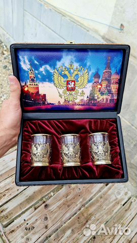 Подарочный набор рюмок «Россия» купить с доставкой Подарочный набор рюмок «Россия»