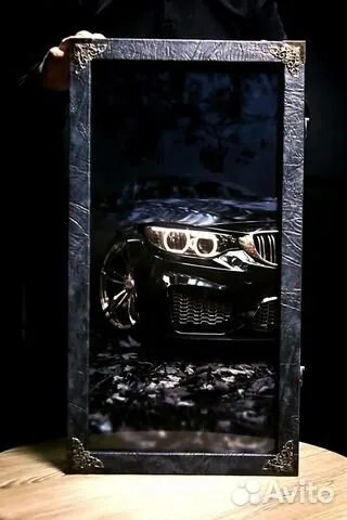 Подарочные нарды под стеклом «BMW»