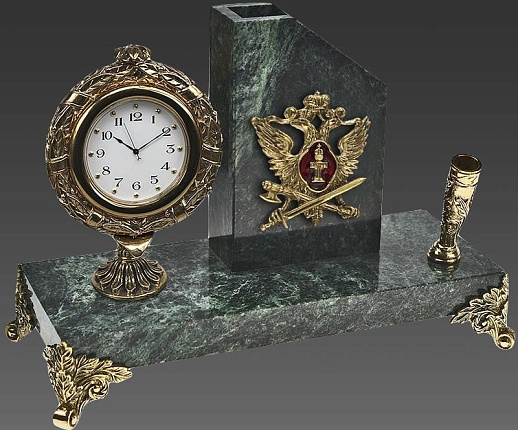 Подарочные часы «Элина Орел УИС с п/п»