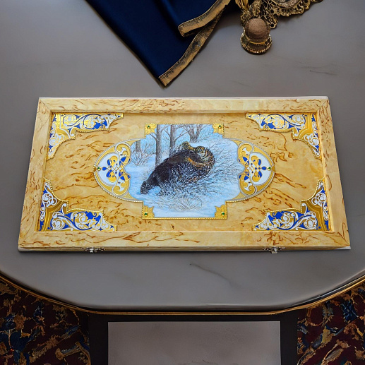 Нарды карельские "Схватка" купить с доставкой Нарды карельские "Схватка"