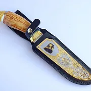 Дамасский нож «Сокол» №8 — оригинальный подарок — фотография 6
