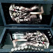 Нарды под стеклом «Три туза» — необычный подарок — фотография 8