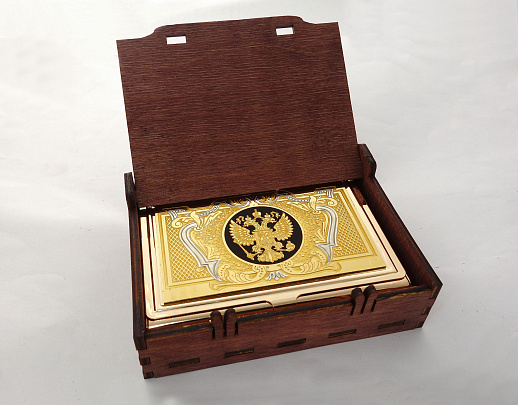 Подарок деловому человеку "Визитница гербовая".Златоуст купить с доставкой Подарок деловому человеку "Визитница гербовая".Златоуст