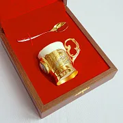 Подарочная кофейная чашка "Агат" № 2. Златоуст — фотография 3