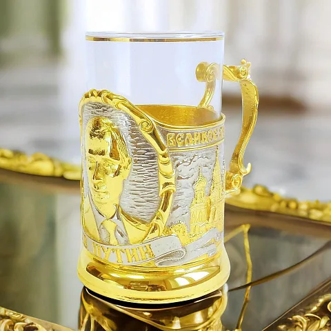 Подстаканник для чая «Путин» в подарок