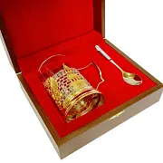 На память: Латунный подстаканник «Вертолеты» — фотография 4