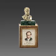 Ручная работа: Бронзовый бюст «Путин В.В.» — фотография 2