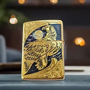 Бензиновая зажигалка Zippo "Орел" № 4 — красивый подарок — фотография 1