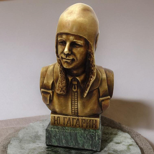 Бронзовый бюст «Гагарин»