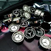 Комплект стальных фишек для нард «Mercedes» — необычный подарок — фотография 2