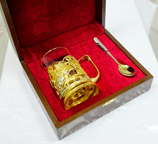Подстаканник "Русская тройка" купить с доставкой Подстаканник "Русская тройка"