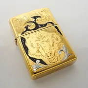 Зажигалка Zippo оригинал "Охота на медведя" — оригинальный подарок — фотография 2