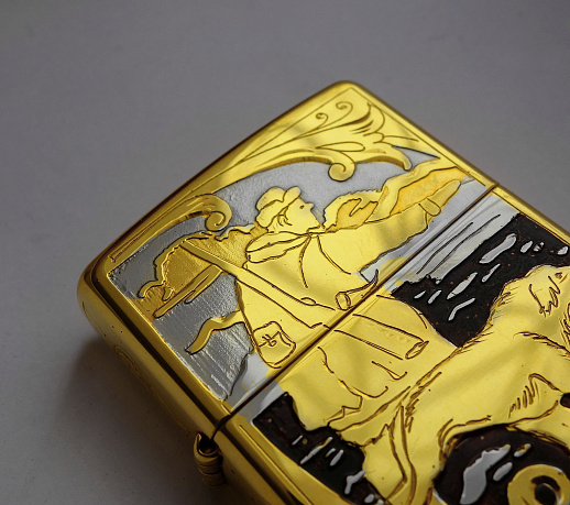 Бензиновая зажигалка Zippo "Охотник"
