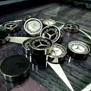 Комплект стальных фишек для нард «Mercedes» — необычный подарок — фотография 8
