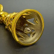 Колокольчик «Кролик с монеткой» из бронзы — оригинальный подарок — фотография 3