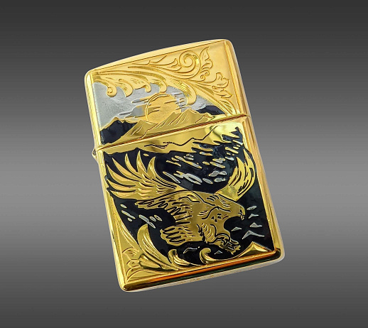 Оригинальная зажигалка Zippo "Сокол" купить с доставкой Оригинальная зажигалка Zippo "Сокол"