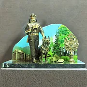 Бронзовая статуэтка «Погранзастава» — красивый подарок — фотография 1
