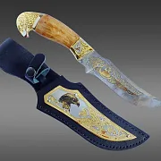 На память: Дамасский нож «Орел» №6 — фотография 5